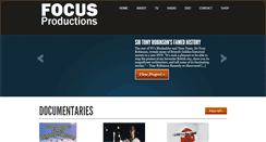 Desktop Screenshot of focusproductions.co.uk